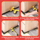 idrop Heavy Duty Furniture Lifter Mover and Moving Slider Tool Set
