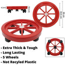 idrop 5 Wheel Gas Tank Cylinder Portable Roller / Alas Tong Gas Mudah Alih / 5轮气瓶压路机