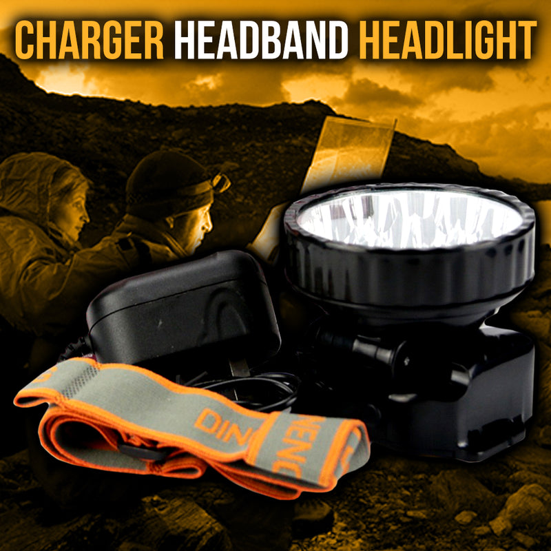idrop Adjustable Rechargeable Camping LED Headlamp - Outdoor Portable Head Mounted Flashlight DN815
