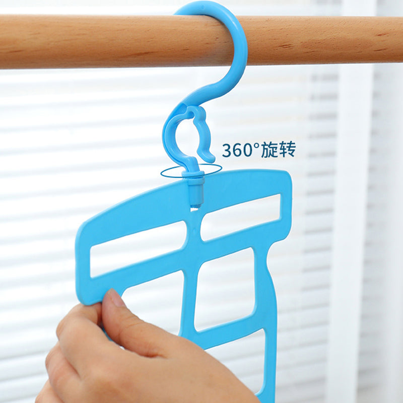 idrop Flexible Folding Plastic Pillow Drying Hanger Rack