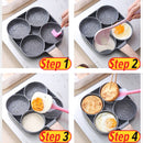 idrop 4 IN 1 Egg Omelette Benjo Cooking Frying Pan / Kuali Masak Telur Benjo 4 IN 1 / 4 合 1 鸡蛋煎蛋 Benjo 烹饪煎锅