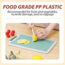idrop DOUBLE SIDED Cutting Chopping Board PP Plastic + SUS304 Stainless Steel / Papan Pemotong Makanan Dua dalam Satu / 双面菜板大号(塑料+304不锈钢)