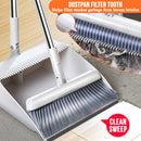 idrop Household Cleaning Sweeping Space Saving Folding Broom & Dustpan Set