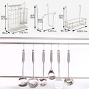 idrop 2 LAYER Kitchen Stainless Steel Sink Shelf Dish Rack Utensils Knife & Cutting Board Storage [ SUS304 ]