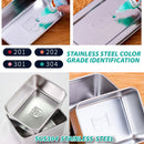 idrop [ 600ml ] Stainless Steel Food Sample Storage Box Container / Bekas Simpanan Makanan / 304方形加深不锈钢带钢储存盒（食物留样盒）