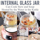 idrop 1L Electric Health Glass Jar Tea Pot Kettle