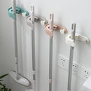 idrop Wall Mounted Mop Broom Sweeper Clip Grip Holder [ 1pc ]
