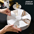 idrop [ 3 LAYER ] 15-Grid Rotatable Petal Shape Small Clothing Storage Box / Kotak Penyimpanan Baju Kecil / 3层15格花瓣形塑料可旋转收纳盒