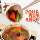 idrop Dual Purpose Long Handle Kitchen Colander Ladle