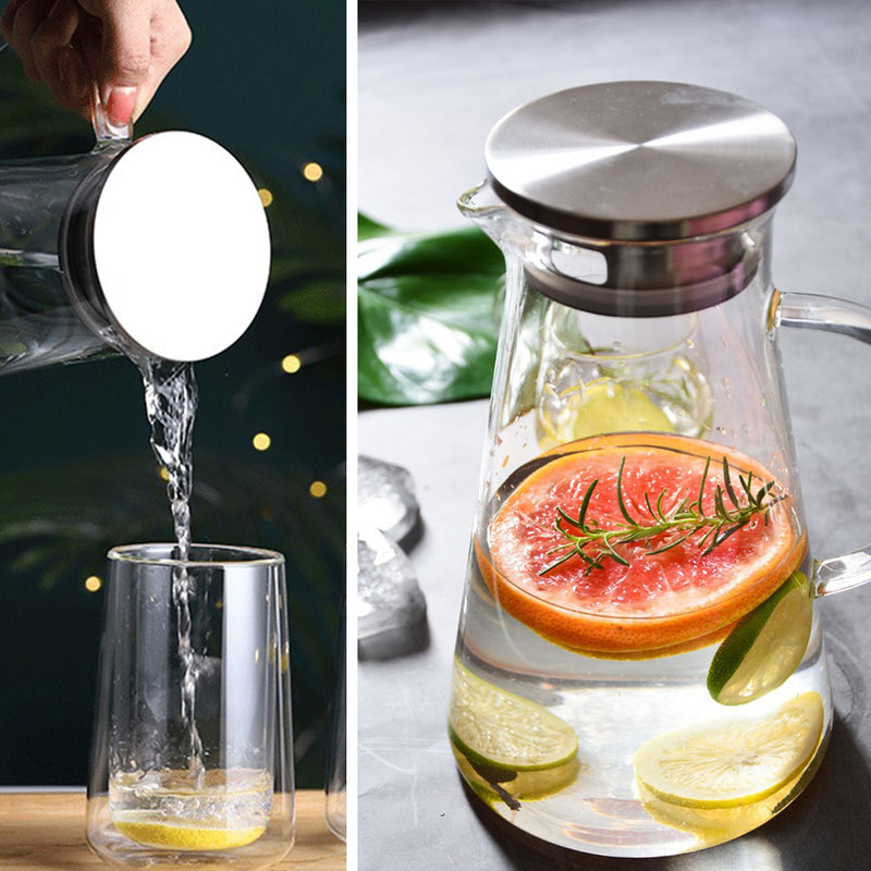 idrop 1.8L Household Kitchen Dining Drinking Glass Jug