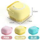 idrop 80ml Bathing Shower Body Scrubber & Soap Shampoo Dispenser Brush