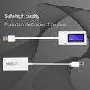 idrop USB Multifunction Tester Mini Dual USB 0-5A Current DC4-30V Voltage Tester