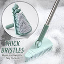 idrop Triangular Floor Scrubbing Cleaning Brush / Berus Mop Pencuci Lantai Tiga Segi / 可弯曲刷头不锈钢杆地板刷(圆三角头)