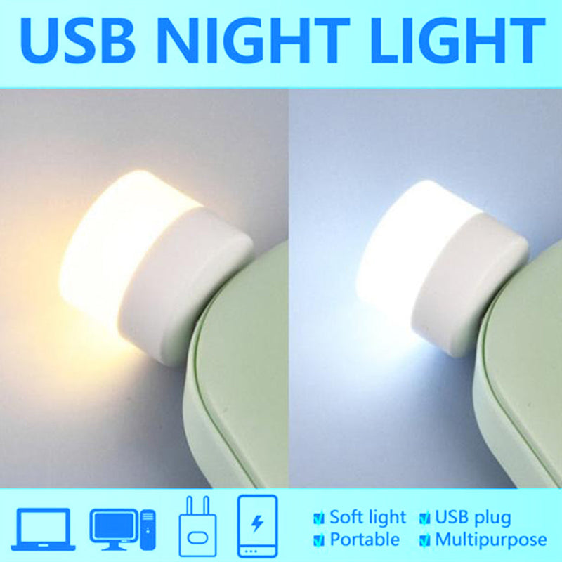 idrop [ 10PCS ] Portable Mini USB Night Light / Lampu Tidur malam USB / (10PCS/PACK)USB小夜灯