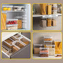 idrop Transparent Seal Tight Leakproof Food Grain Storage Container and Sliding Mount Holder [ 0.9L / 2.4L ]