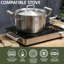 idrop [ 22CM / 28CM ] 5 Layer Stainless Steel SUS304 Soup Pot with Full Steel Lid Cover / Periuk Masak Sup Keluli Tahan Karat / 22CM-28CM五层钢汤锅(钢盖)(304免水蒸多用锅)