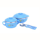 idrop CHILDREN BOWL SET - Eating Set with Spoon and Fork