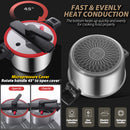 idrop [ 5.5L ] 25.5CM Stainless Steel Micro Pressure Non Stick Cooking Soup Pot Cooker
