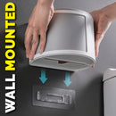 idrop Wall Mounted Household Toiletry Storage Shelf Rack with Toilet Roll Holder