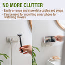 idrop Wall Mounted Smartphone Tablet Holder Bracket Rack / Pemegang Peranti Telefon / 铁艺手机充电支架(手机&插头多用壁挂)(双面贴)