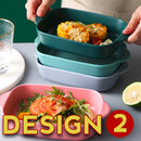 idrop [ 500ml ]Ceramic Baking Bowl Tray Plate Serveware Tableware