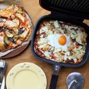 idrop 36CM DOUBLE SIDED FRYING PAN - Kitchen Cooking Pressure Grill Cookware