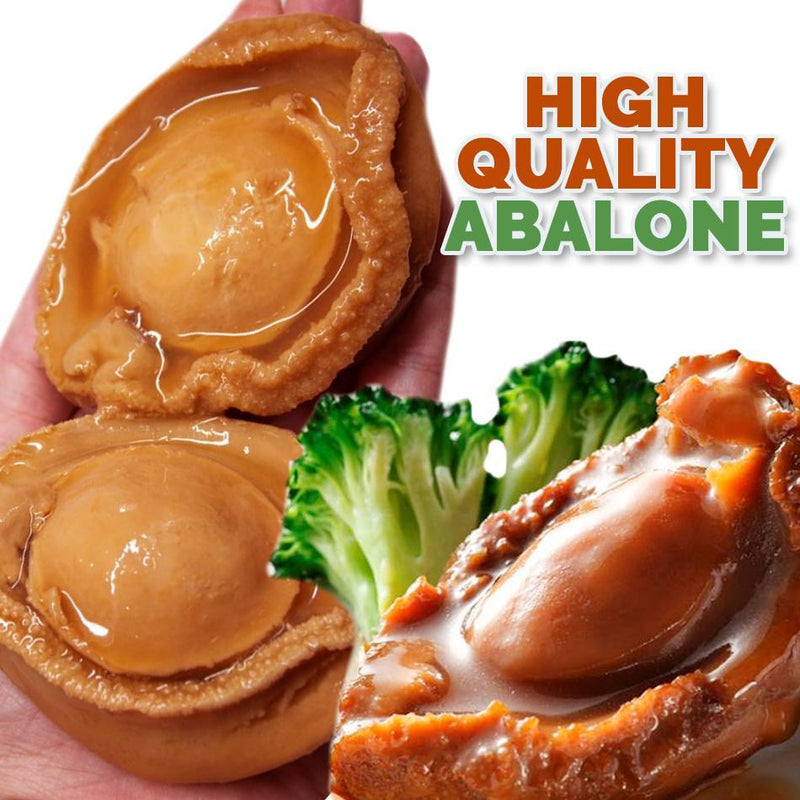 idrop【Ready Stock】2pcs (425g / 65g) South Africa Red Braised Abalone in Brown Sauce / （425/65克） 2头南非红烧鲍鱼
