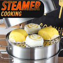 idrop [ 36CM ] 3 LAYER Multifunction SUS304 Stainless Steel Kitchen Cooking Steam Pot / Kuali Periuk Stim dan Memasak / 36CM不锈钢法拉赫三层多用