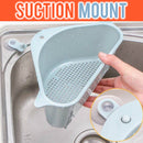idrop Triangular Multifunctional Kitchen Sink Mount Washing Drainage Storage Basket