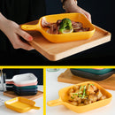 idrop [ 320ml ] Ceramic Porcelain Handle Baking Plate Dish Tray