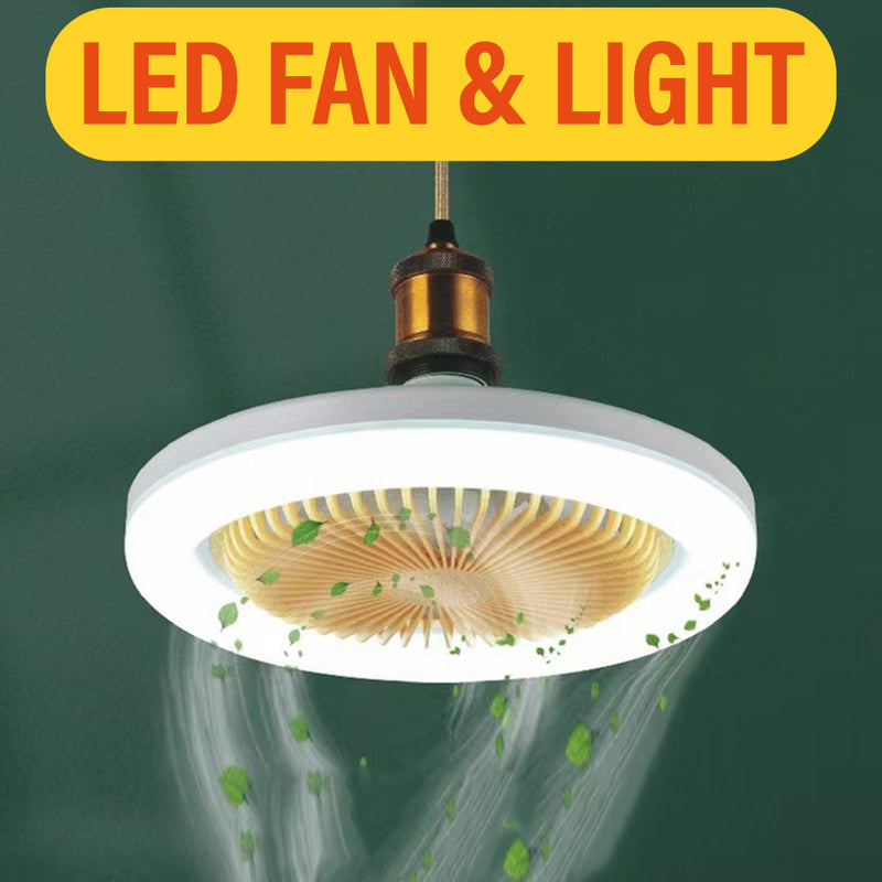 idrop [ 2 IN 1 ] Multifunction Ceiling Light & Fan / Lampu Dan Kipas Siling Dua Dalam Satu / 30W LED灯隐形风扇