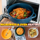 idrop [ 1000ml ] Ceramic Oven Binaural Round Baking Pan