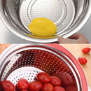 idrop [ 26CM ] Stainless Steel Washing Drain Basin Strainer Bowl