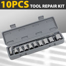 idrop [ 10PCS ] Head Bolt Elbow Socket Wrench Repair Tool Set / Set Alat Pembuka Skru Soket / 10PCS套筒组合 TOOLS SETS