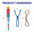 idrop Slingshot Glowing Light LED Flying Umbrella Arrows Toys