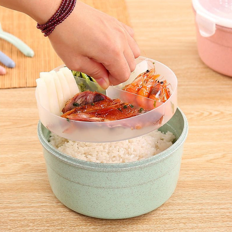 idrop Lunch Box Compact Portable Food Container with Spoon