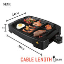 idrop Multi Portion Zone Compartment Hotplate BBQ Kitchen Electric Grill Barbecue [ 1500W ]
