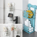 idrop [ 2 LAYER ] Double Decker Foldable Wall Mounted Basket Storage Rack