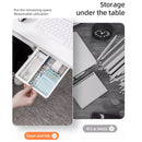 idrop Under Desk Punch Free Hidden Mounted Plastic Stationary Drawer for Home and Office / Laci Bawah Meja Senang Lekat Rumah dan Pejabat / 隐藏式安装塑料固定抽屉，适用于家庭和办公室