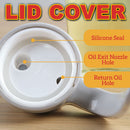idrop [ 600ml ] Leakproof Oil & Seasoning Sauce Glass Jar Jug Dispenser