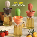 idrop [ 200ml ] Cooking Oil & Seasoning Jar Dispenser & Brush / Berus & Bekas Simpanan Minyak Masak / 多用储玻璃油壶带油刷