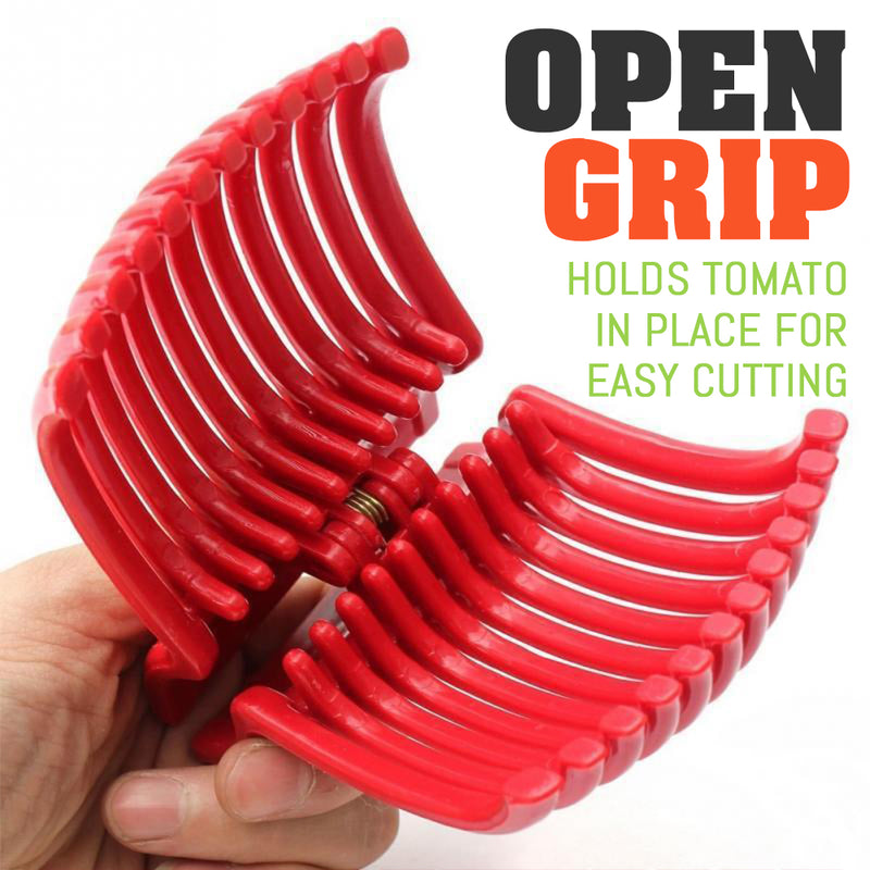 idrop TOMATO SLICER - Grip Holder Fruit Vegetable Cutter