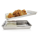 idrop Rectangular Aluminium Kitchen Food & Drainage Tray [ 28.5 x 38.5cm ]
