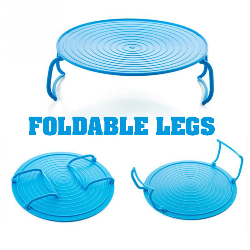 idrop MICROWAVE TRAY - Foldable Kitchen Food Rack
