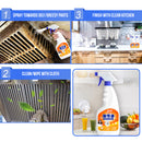idrop 500ml Kitchen Household Grease & Oil Cleaning Remover Cleaner Spray