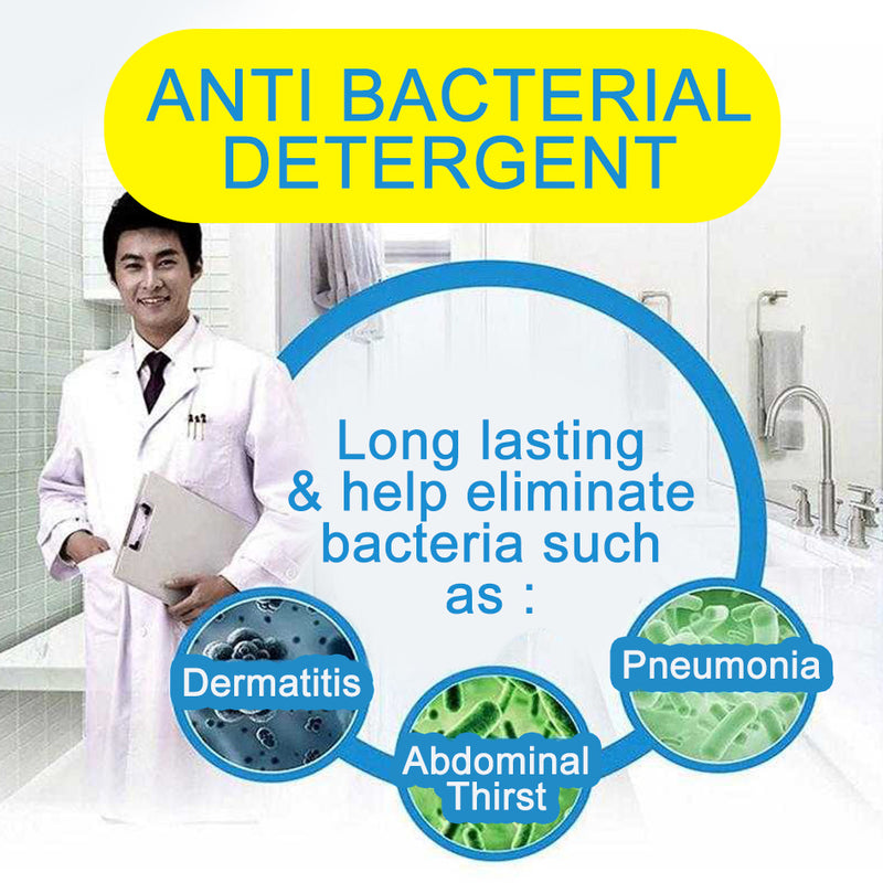 idrop [ 3pcs ] Toilet Bowl Anti bacterial Cleaning Detergent Tablet / Pembersih & Pembunuh Kuman Pencuci Jamban / 3个装蓝泡泡 [ 50g ]