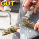 idrop [ 3 IN 1 ] Multifunction Vegetable Slicer Scraper & Shrimp Peeler Knife / Pemotong & Pengupas Sayur & Udang Pelbagai Guna / 三合一削皮神器户外便携刮皮刀多功能虾线刀刨家用水蔬菜土豆神器