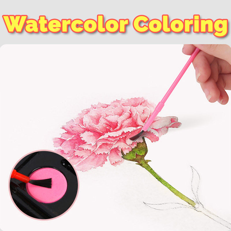 idrop 24pcs Crayon & Water Color Art Set