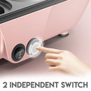 idrop Multipurpose Non-Stick Electric Korean Hot Pot Mini Frying Grilled BBQ