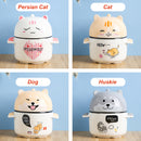 idrop [ 600ml ] Animal Design Ceramic Stew Eating Drinking Mug Cup Bowl Pot